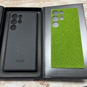 dbrand Grip Case Samsung Galaxy S24 Ultra MagSafe Black w Turf Skin Open Box